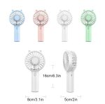 Handheld USB Rechargeable Desk Small Cooling Fan S14-F1200 - Image 4