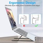 Laptop Stand Aluminum Alloy Adjustable Multi-angle Laptop Stand 10-17 inch Tab Notebook laptop stand - Image 3